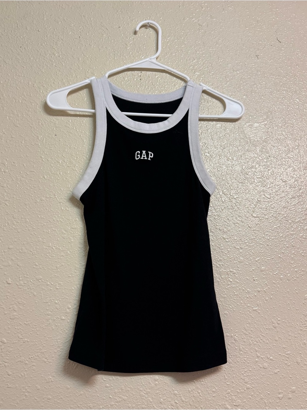 GAP Racerback Logo Spellout Tank Top